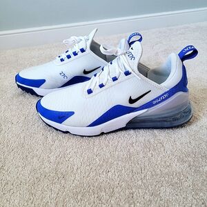 NWW! Nike Air Max 270 White and Blue Sneakers 9.5